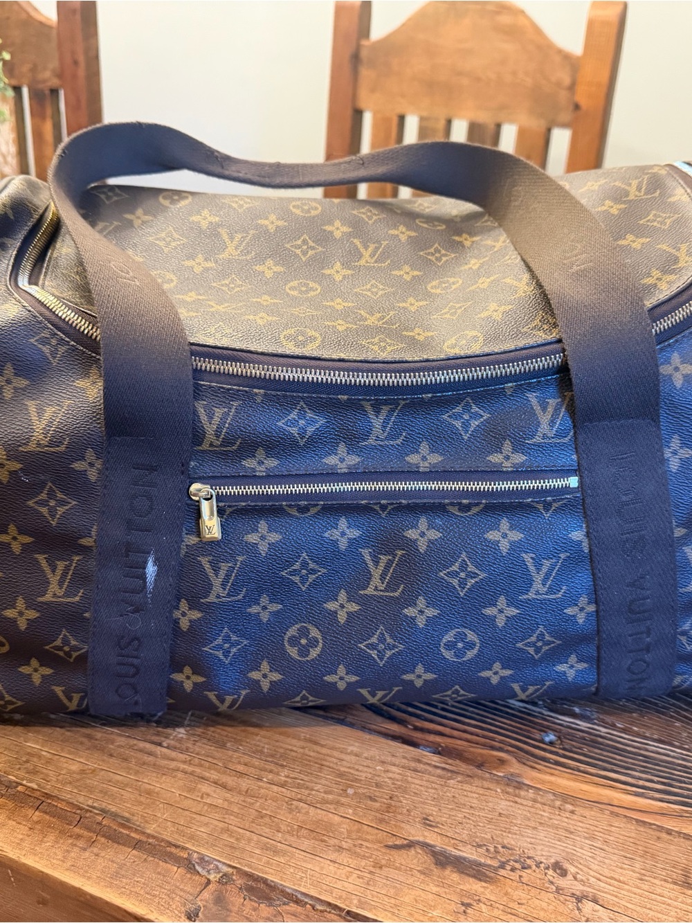 Louis Vuitton Monogram Neo Eole 55 Rolling Duffle Suitcase